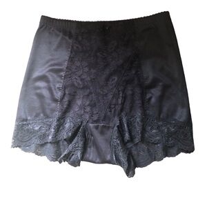 Rhonda Shear Shapewear Ahh Lace Control Panty Black Sz M R380671 Sexy